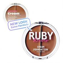 Ruby Kisses 3D Face Creator Cream Foundation &Amp; Concealer, 12 Hours Long Lasting, Medium To Full Coverage, Non-Greasy, Ideal For Makeup &Amp; Contour Palette (Level 14) - 2-5 Level 14 - 查看 2