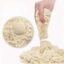 1 Pack 500g Magic Sand, Suitable For Creative DIY Projects - , Soft & Comfortable, Sand Colored - Great For Building Toy Castles And Crafting Fun, Sand Toys