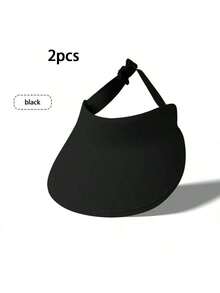 1pc Upgraded Seamless One-Piece Sun Hat For Women, UV Protection, Wide Brim, Hollow Top, Rollable Brim, Summer Style - Multicolor - View 20