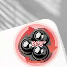 4pcs 360 Degree Swivel Casters With Triple Ball Bearings, Quiet And Durable, Screwless Mounting, Suitable For Home Furniture Hardware