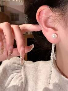 1對時尚長流蘇閃爍耳環,為女性展現修長身段和高端風格,防止遺失 - 鏈條耳線 - 查看 8