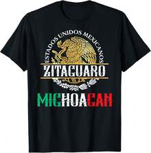Zitácuaro Michoacán México Casual Comfort T-Shirt - Black - View 1