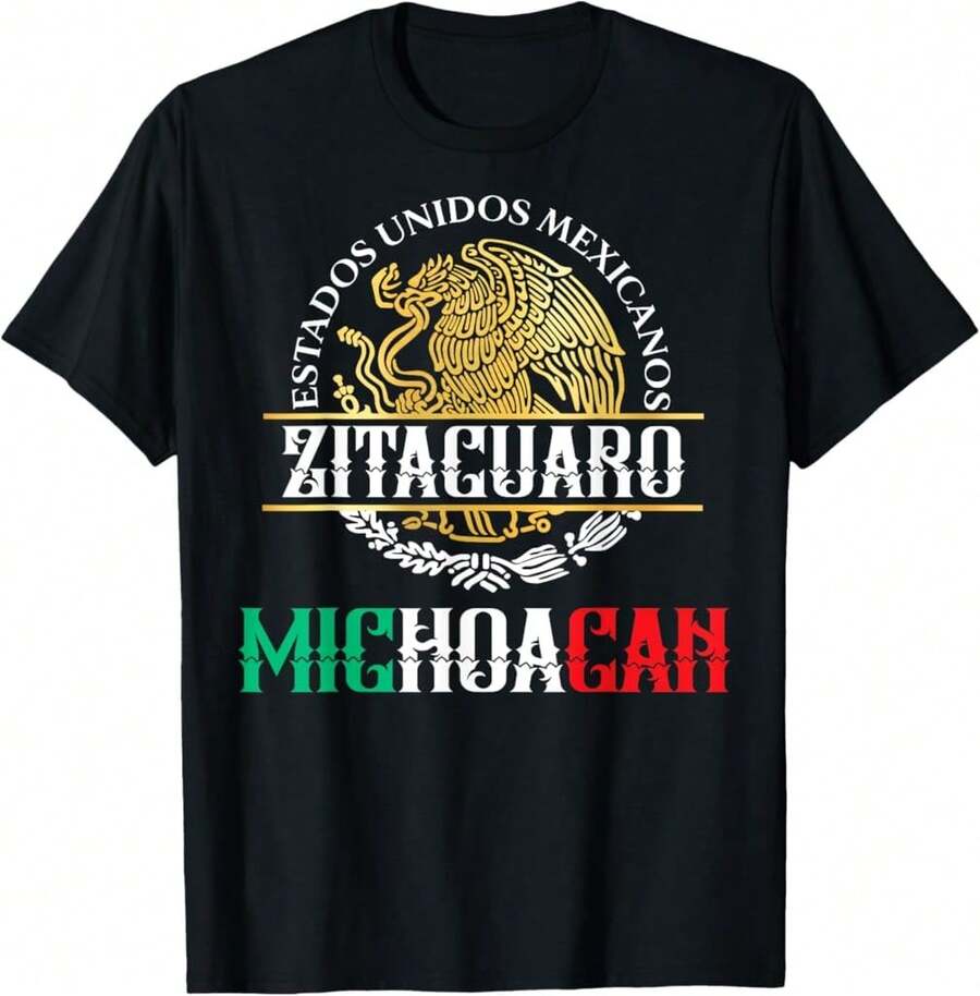 Zitácuaro Michoacán México Casual Comfort T-Shirt - Black - View 1