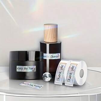 Marklife Etiquetas de papel térmico serie láser - Impresión térmica de alto rendimiento, a prueba de agua, protección de cinco pruebas, papel de alta calidad 12-50 mm Etiquetas de varios tamaños, adecuado para impresoras P15 P50, para etiquetas de almacenamiento y organización del hogar, etiquetas de nombre, regalos de Navidad, etc.