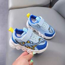 Zapatilla De Tenis Con Luz Led Para Niños Y Niñas Ocio - Azul - Ver 5