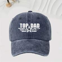 1pc Baseball Cap With Graphic Print, Washable Adjustable Hat, Fashion Breathable Versatile Sun Protection Hat, Suitable As Gift For Holiday
