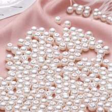 300 piezas de cuentas de plástico coloridas de 8 mm para hacer joyería - Tonos vibrantes, cuentas rectas con orificio redondo para pulseras DIY, collares y accesorios de manualidades, suministros de cuentas
