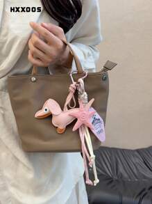 HXXOOS Pingente de Bolsa Dachshund Rosa no Estilo Y2K com Alça Entrelaçada de Estrela-do-mar Criativa - Chaveiro Fofo, Doce e Legal DIY Essencial para Meninas Estudantes, Acessório Obrigatório para Bolsas, Bolsas de Ombro, Mochilas, Sacolas de Praia, Acessórios de Verão, Férias
