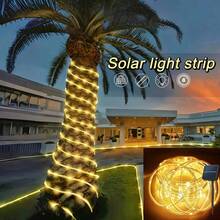 Solar Rope Lights, 8 Modes Waterproof Solar String Lights For Outdoor Use In Garden, Backyard, Patio, Deck, Porch, Swimming Pool, Tree Decor - Multicolor - Warm Color - View 15