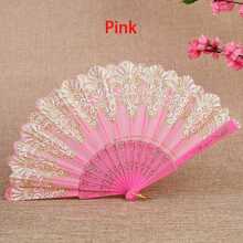 1/2/5pcs Elegant Bohemian Style Fabric Fan With Floral Pattern - Perfect For Weddings, Decorations, Parties, And Gifts | Elegant Design For Special Occasions Like Thanksgiving, Mother'S Day, Father'S Day, And Graduation Events, Wedding Decorations
