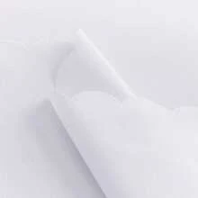 1pc Round Tablecloth, White, Machine Washable Linen-Polyester Decorative Tablecloth, Suitable For Dining Table, Party, Banquet And Wedding