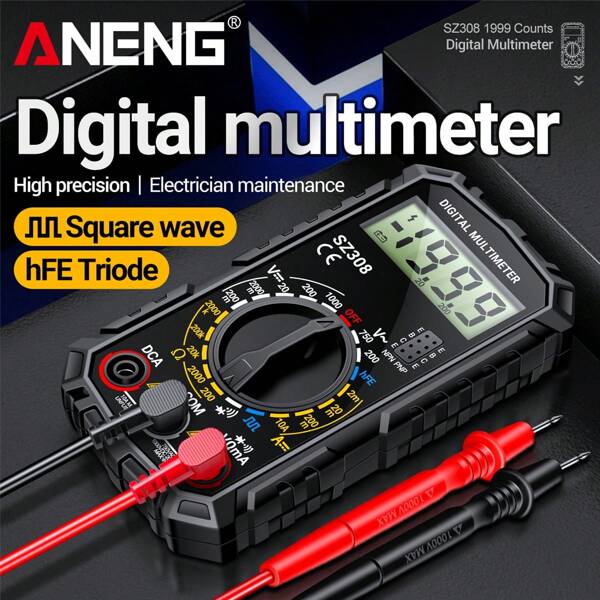Mini Portable High-Precision Digital Multimeter, Electrical Engineering Household Multimeter