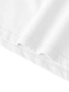 200g Pure Cotton T-Shirt 2025 Summer Ladies New Short Sleeve Pure Cotton Holiday Pattern Short Sleeve Round Neck Couple Wear Small Shirt Tops - 白色 - 查看 4