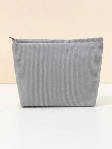 1个字母图案拉链化妆包，化妆包，化妆收纳袋，护肤包，洗漱包，旅行必备，邮轮必备，宿舍必备，婚礼伴娘礼物，妈妈礼物，生日礼物，送给朋友和老师的礼物，家居装饰，浴室客厅卧室装饰，浴室收纳，珠宝收纳，唇油收纳，指甲油收纳，旅行必备，情人节礼物，房间装饰，钱包必备，女士化妆包，钱包必备物品，邮轮必备，设计师手提包，基础款，梳妆台必备，房间，可爱化妆包 - 灰色 - 查看 6