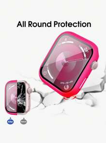 Estuche protector de 10 piezas de PC + Vidrio Templado de marco completo, resistente a golpes y con diseño elegante, compatible con 38/40/41/42/44/45/46/49mm, compatible con Ultra/SE/Series 10/9/8/7/6/5/4/3/2/1, accesorio de reloj inteligente