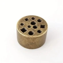 1pc 11-Hole Incense Burner, Creative Alloy Mini Incense Holder, Multi-Hole Incense Stick Burner, Indoor Living Room Sandalwood Accessories - Multicolor - View 6