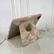Funda giratoria de 360° plegable para proteger fácilmente tu iPad: Funda Inteligente compatible con iPad Air 6, Air 5, 4 y compatible con iPad 10 (10.9 pulgadas) - Compatible con Apple iPad Pro 2024, Air M3/A16 2025 - Perfecta para reuniones ocupadas, aventuras de viaje y relajación familiar cómoda