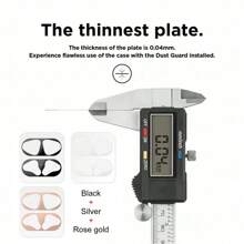 1pc Metal Dust-Proof Protective Case With Packaging, (Slightly Silver-Toned White, Please Check Carefully Before Purchasing, Do Not Buy If You Mind), Compatible With Apple Pro 2, 1, 3, 4