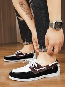 New Style Low-Top Moccasin Shoes, Casual Driving Shoes, Anti-Slip Soft Bottom Loafers, Slip-On Comfortable Lightweight Fashionable Casual Sneakers For Men