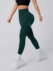 1 Stück Skinny Yoga Hose für Damen mit Batik Muster, geeignet für Outdoor-Workout