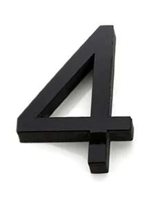1 Pieza Letras y números decorativos cúbicos de oro 3D autoadhesivos y removibles de acrílico para decoración del hogar. Incluye respaldo adhesivo de alta adherencia sin rastros, instalación sin herramientas, fácil de pegar en metal, madera y otro tipo de puertas.
