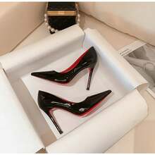 Women Pumps - Black [9cm Red Bottom] - View 2