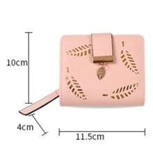 Women's Long Leaf Hollow Out Wallet Large Capacity Coin Purse Multi-Functional Card Holder For Women Wallet Purse Wallet Long Wallet