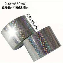 1 Roll Double-Sided Bird Repellent Tape, High Brightness Fruit Tree Deterrent Ribbon Laser Tape - As Shown - View 3