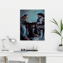 Framed Drake & J Cole Poster Music Album Canvas Poster, Creative Home Decoration, High Quality Decorative Posters, Dormitory, Gym, Bar, Cafe, Arcade, Room Living Room Wall Decoration Painting, Perfect Gift - Framed - View 2