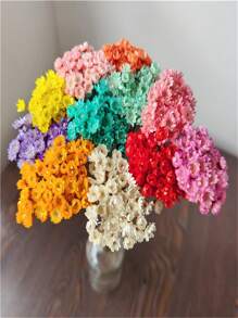 100 Stücke kleine getrocknete Sternblumen, Strauß mit unsterblichen Blumen, handgefertigte DIY Blumenarrangements, Vasen-Füllblumen für Thanksgiving, Weihnachten, Hochzeit, Heimdekoration