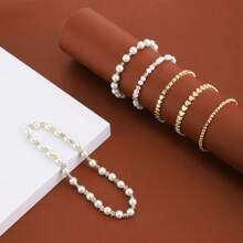 1300pcs/Set Spacer Beads Set Star Beads Golden And Silvery Round Ball Beads Round Multi Faceted Spacer Beads Heart Beads Flower Beads Flat Disc Beads Loose Beads Bracelets Earrings Necklaces Jewelry Making