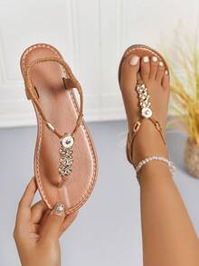 صنادل نسائية موضة ربيع/صيف جديدة، صنادل كاجوال عصر...