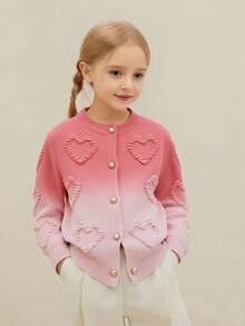 Girls Tween Girl Fashion Single Knitted Sweater, Fall/Winter 2025 New Arrival