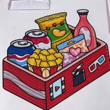 [Hand-Painted Essential] Healing Art Painting & Coloring Book, Beginner Tracing For Stress Relief, Simple & Oversized Relaxing Design With Cute Characters, Thick & Non-Transparent, Safe & , Graduation & Back To School Gift, The Pattern Is Exquisite And The Lines Are Clear, Picture Book, Back To School, School Supplies (Please Order Painting Pad And Coloring Book Separately)
