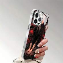 Gothic Lolita Nightmare Art Element-Design Phone Case, Suitable For IPhone Models 16, 15, 14 Pro Max, 13, 12, 11, XR, XS Plus Phone Cases, Made Of TPU Silicone Material, Providing Shock And Drop Protection, With Drop Protection Function, And Has A Very Good Hand Feel. It Is The Most Suitable Gift For Family, Friends, And Loved Ones. - Silver - View 3