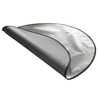 Runde Feuermatte, tragbare Feuermatte, 61 cm, geeignet für Grills, Feuerstelle, Holzofen, Feuerstelle im Innen- und Außenbereich