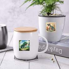 61 件恐龙原创贴纸乙烯基美学贴纸剪贴簿、日记、保险杠、滑板、水瓶、卡通、安全帽、汽车贴纸和贴花 - 彩色 - 查看 9