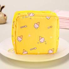 Sanitary Pad Storage Bag, Menstrual Bag, Portable Nylon Oxford Cloth Menstrual Cup Bag, Washable And Waterproof Reusable, Suitable For Teenage Girls And Women