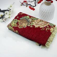 Rama Decorations 1pc Portable Soft Floral Striped Rug Mat, 70*110cm Home Decor Carpet - Multicolor - View 10