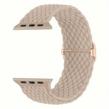 Bande de montre compatible avec boucle solo élastique tressée 38 mm 40 mm 41 mm 42 mm 44 mm 45 mm 46 mm 49 mm pour femmes et hommes, bracelet en nylon élastique Starlight compatible avec Ultra 2 Série 10 9 8 7 6 SE 5 4 3 2 1 comme cadeau pour les étudiants retournant à l'école