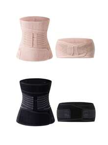 2 件/套腹部束带，包括腰部训练器 + 骨盆带，可调节钩环腰带，M-XXL - 彩色 - 查看 7