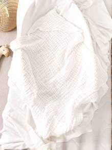 1 Stück Baby Kapuzenhandtuch, Säuglings Musselin Badetuch Wickeldecke, schnell trocknend und saugfähig, praktisch zum Umziehen, unisex, hübsches Blumenmuster, geeignet für Strand, Pool, Urlaub