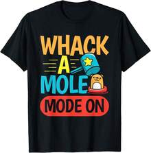 Whack A Mole Mode On Design For A Whack A Mole Player Casual Comfort T-Shirt - Black - View 1
