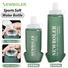 NEWBOLER 300ml/500ml TPU戶外運動水壺 可折疊軟水袋 跑步露營登山單車健身飲水瓶 - 彩色 - 查看 1