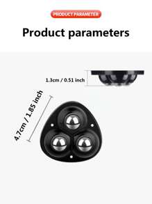 4pcs 360 Degree Swivel Casters With Triple Ball Bearings, Quiet And Durable, Screwless Mounting, Suitable For Home Furniture Hardware