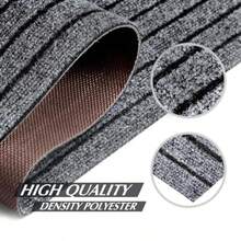 Cool SummerOutdoor Indoor 2ft X 6ft Runner Rug Hallway Custom Sizes NonSlip Rubber Backing Area Runner Rugs Waterproof Carpet Rugs For Kitchen Entryway Balcony Garage Stair Laundry - Stripe-gray - View 3