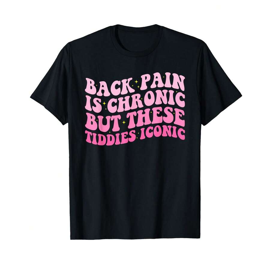 Big Boob Humor Iconic Funny Inappropriate Embarsing T-Shirt: KI Gifts For Grandparents - Black - View 1