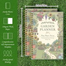 A5 花园规划师：每月清单、布局和设计技巧、种植和播种指南、植物护理追踪器 - 终极园艺笔记本，适合初学者和专家，螺旋装订，116 页，学校用品，返校 - 綠色 - 查看 2