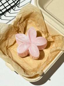 2 件套扎染花朵发夹，适合女士，简约时尚配饰，适合海滩、度假、日常佩戴，时尚发饰花爪夹，波西米亚风发夹