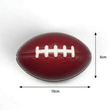 9cm Sponge PU Foam Ball, Stress Relief Squeeze Ball Toys, Coffee Bean & Rugby Ball Designs